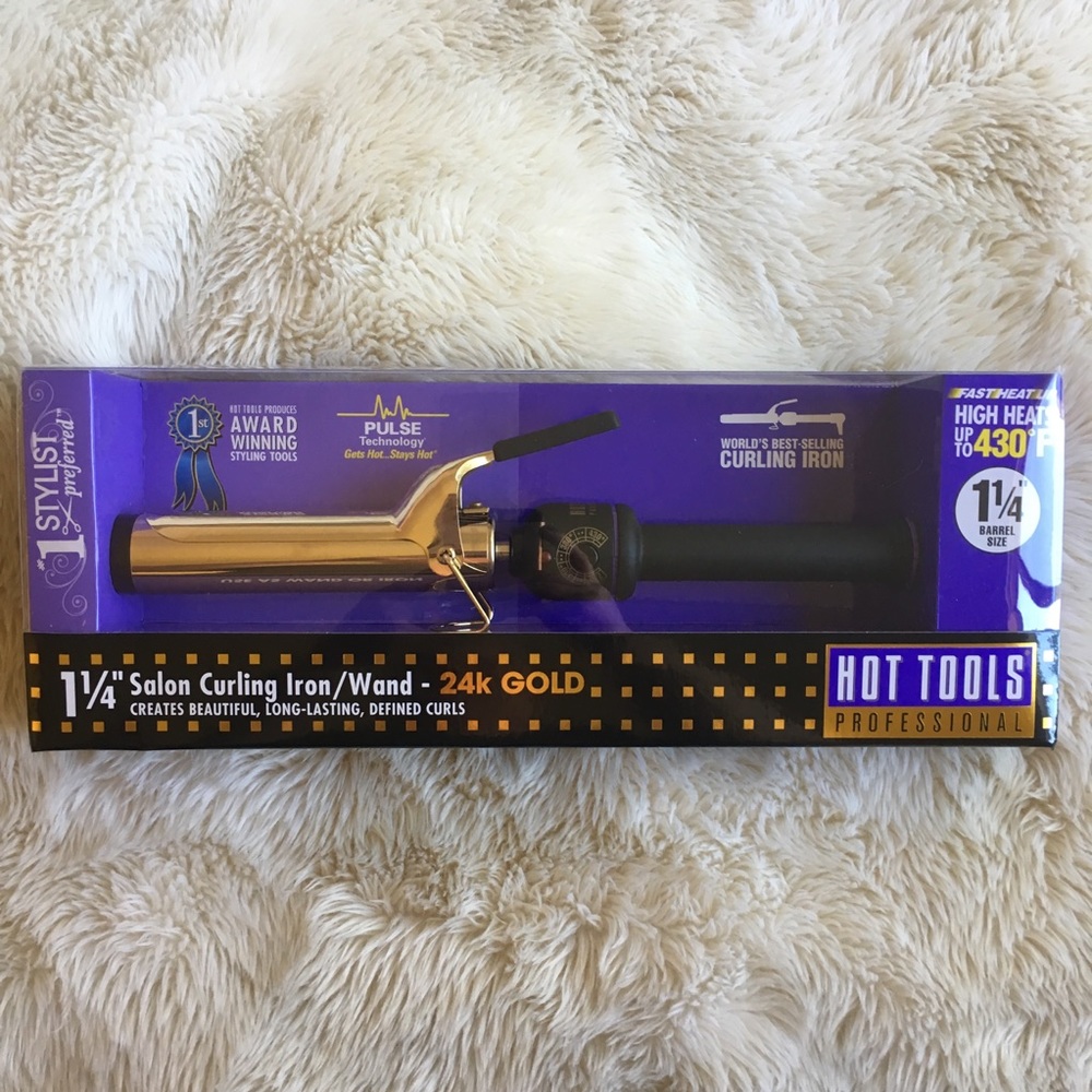 🆕 HOT TOOLS 1 1/4” Curling Iron